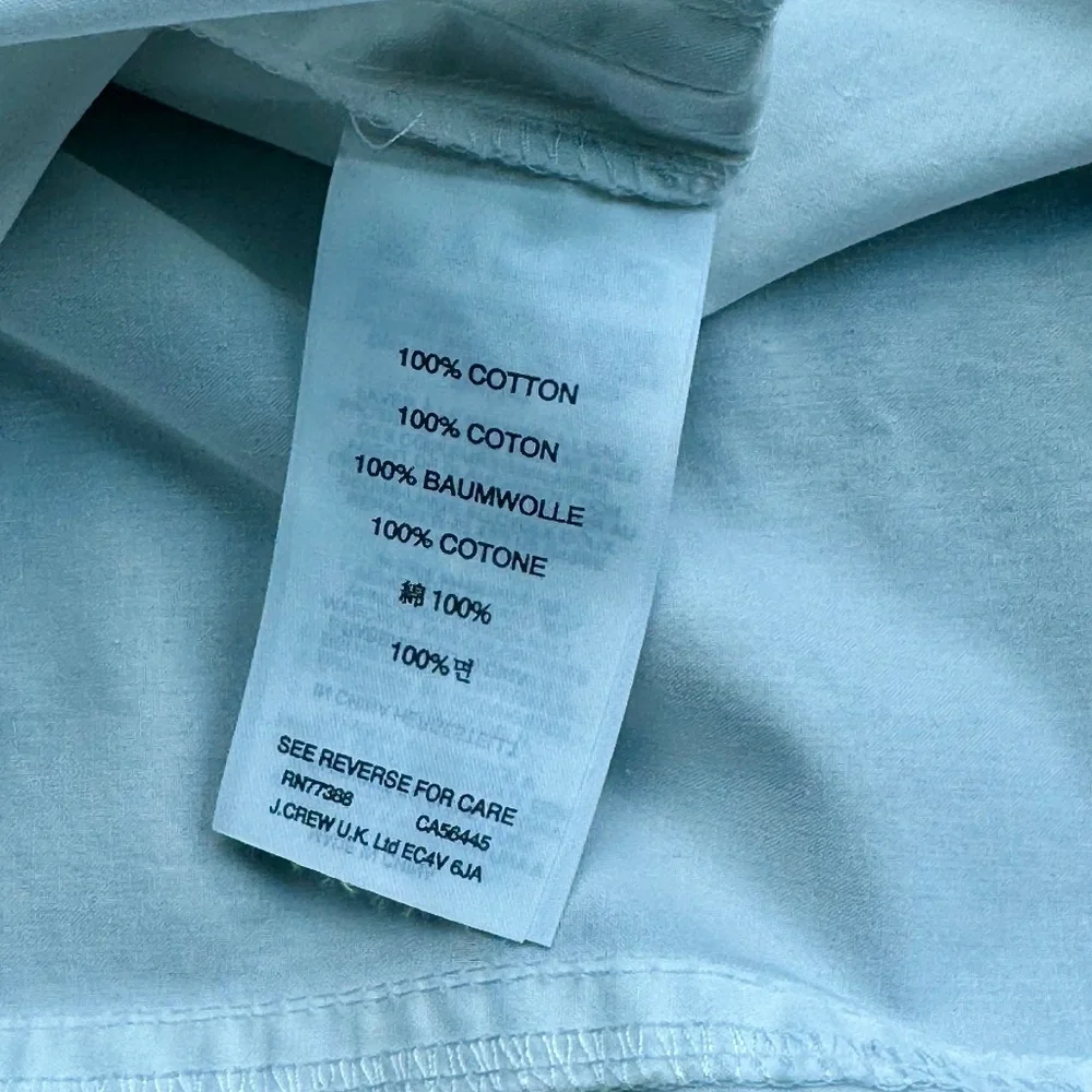 J.Crew White Cotton Tie Waist Shift Dress Short Sleeve XS